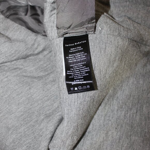 Aritzia  the Group of  Babaton Gilman zip black bomber  lined jacket size Medium - Picture 7 of 8